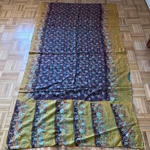 Floral Patterned Silk Cloth from India New